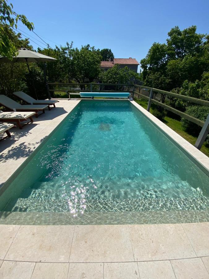 Wellness House Oliva With Heated Salt Water Pool, Sauna & Jakuzzi ラビン エクステリア 写真